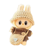 Labubu knit clothing set