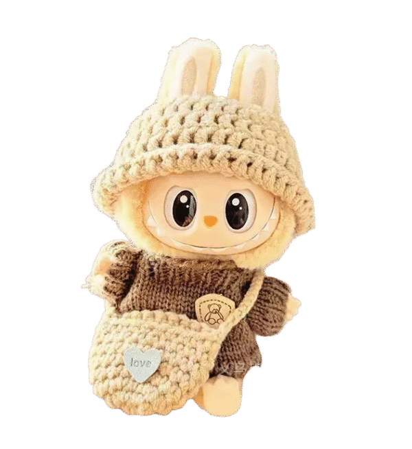 Labubu knit clothing set