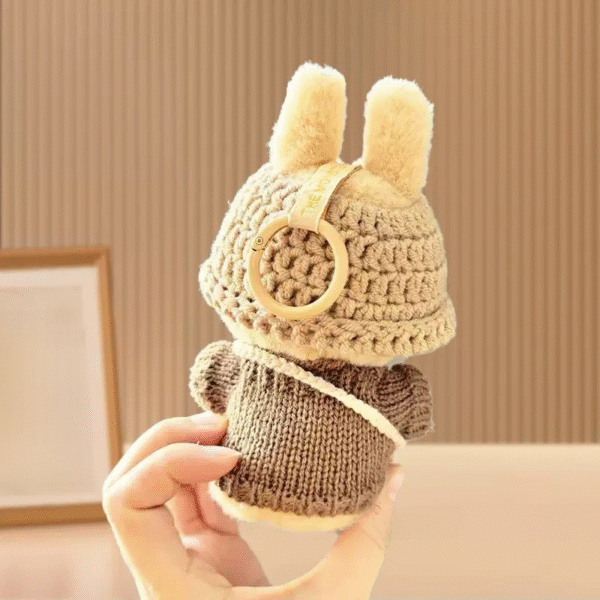 Labubu knit clothing set