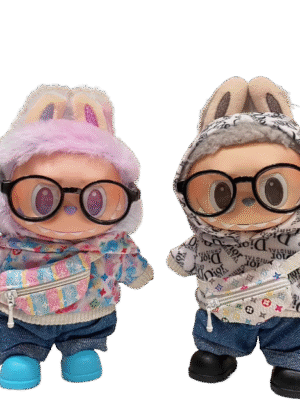 Labubu clothing Dior hoodie set