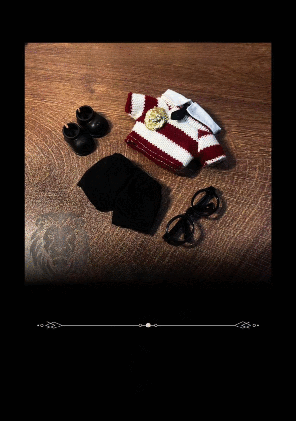 Labubu clothes, Harry Potter suit shirt, uniform