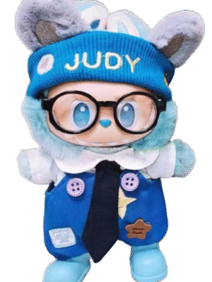 Labubu Clothing Star and Bone Overalls