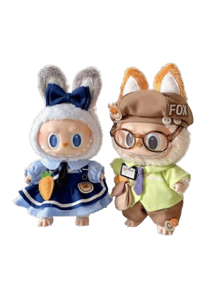 labubu Clothing Little Rabbit Diary & Little Fox Weekly Set