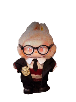 Labubu clothes, Harry Potter suit shirt, uniform