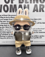 labubu's clothes are brown lv casual wear