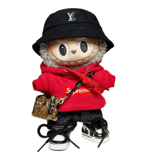 Labubu x Supreme Red Suit