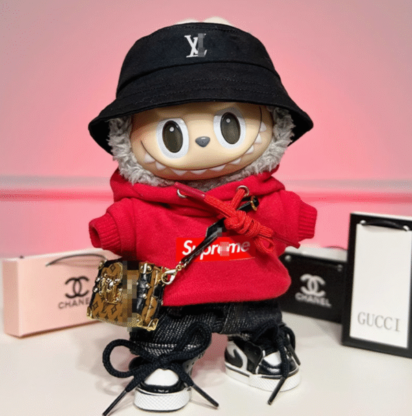 Labubu x Supreme Red Suit