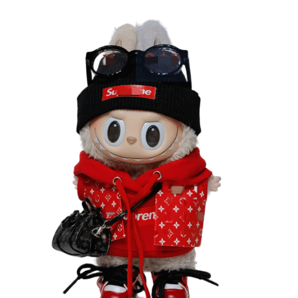 Labubu x Supreme Red Trendy Suit