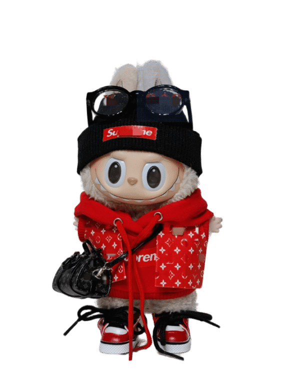 Labubu x Supreme Red Trendy Suit