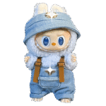 Labubu Blue Gucci Outfit