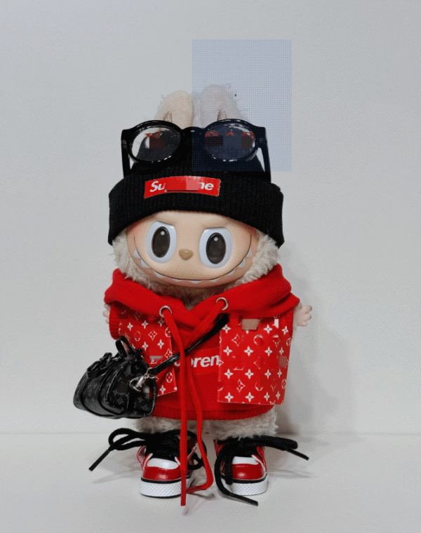 Labubu x Supreme Red Trendy Suit