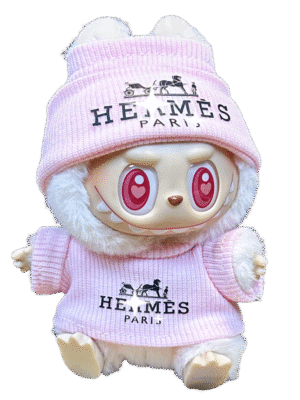 Labubu clothing Hermès T-shirt set