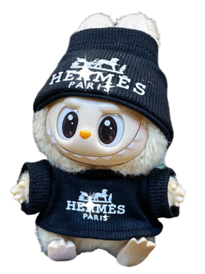 Labubu clothing Hermès T-shirt set