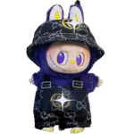 Labubu x Gucci Denim Overalls Set