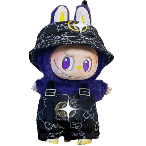 Labubu x Gucci Denim Overalls Set