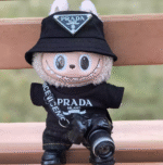 Labubu x Prada Black Trendy Set
