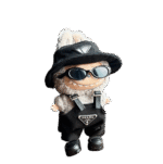 Labubu x Prada Black Trendy Set