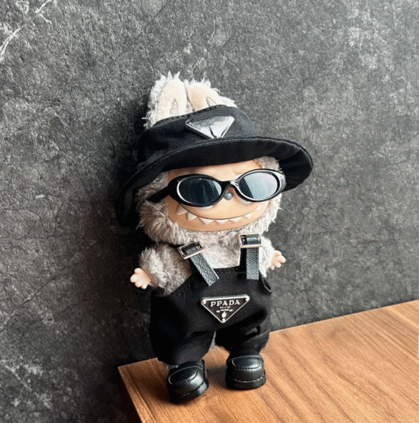 Labubu x Prada Black Trendy Set