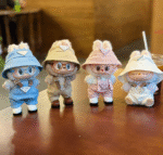 Labubu x Prada Denim Fisherman Hat Four-Piece Set