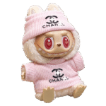 Labubu clothing Chanel  pink set