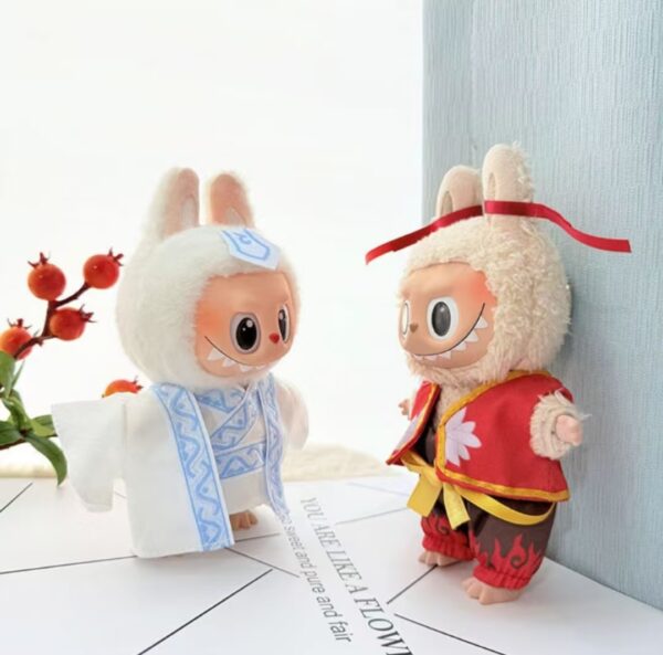 Labubu clothing Ao Bing and Nezha costume set