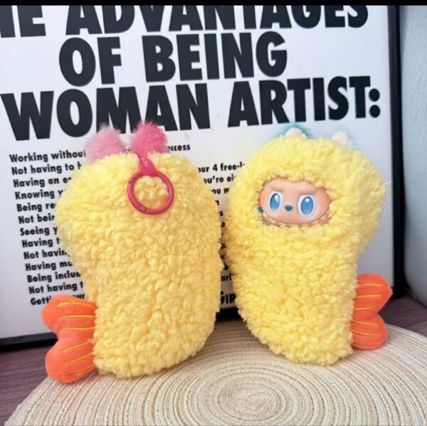 Labubu clothing fluffy shrimp onesie set