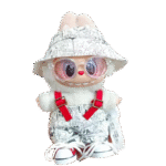 Labubu clothing white sweatshirt