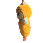 Labubu yellow outfit