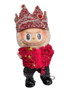 labubu clothing G-Dragon Red rose suit