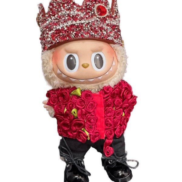 labubu clothing G-Dragon Red rose suit