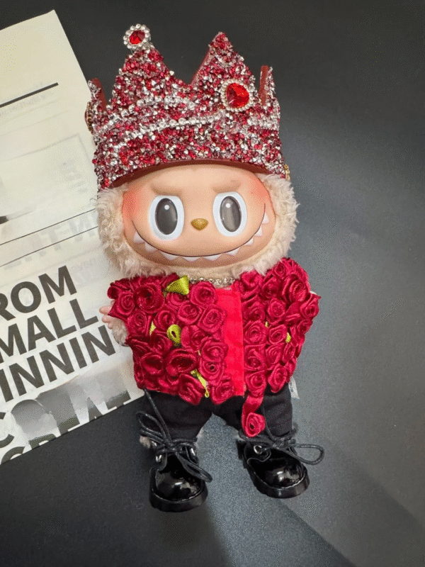 labubu clothing G-Dragon Red rose suit