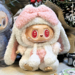 Labubu clothing fluffy rabbit onesie set