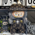 Labubu clothes LV denim overalls