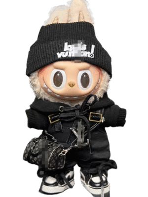 labubu black and white lv trendy suit