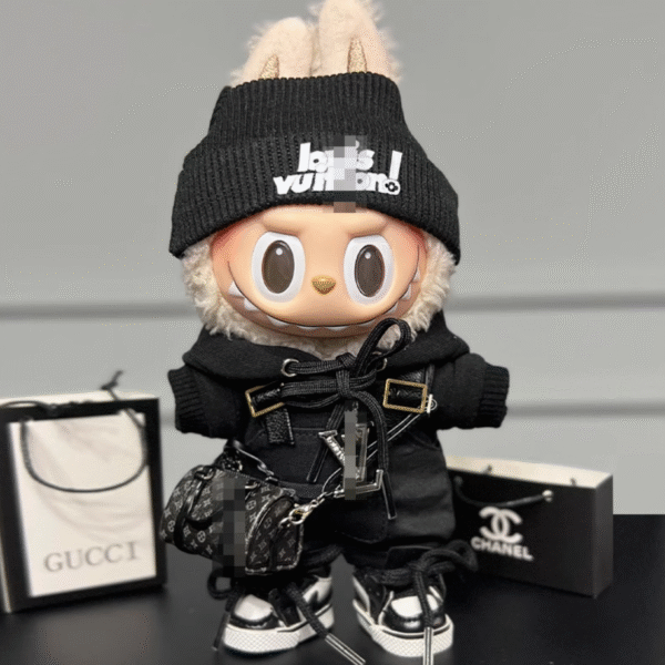 labubu black and white lv trendy suit