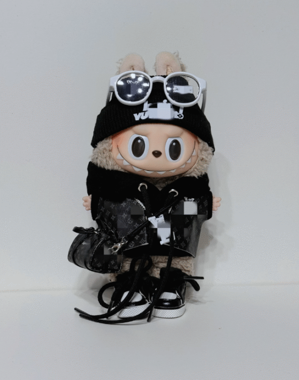 labubu black lv trendy outfit