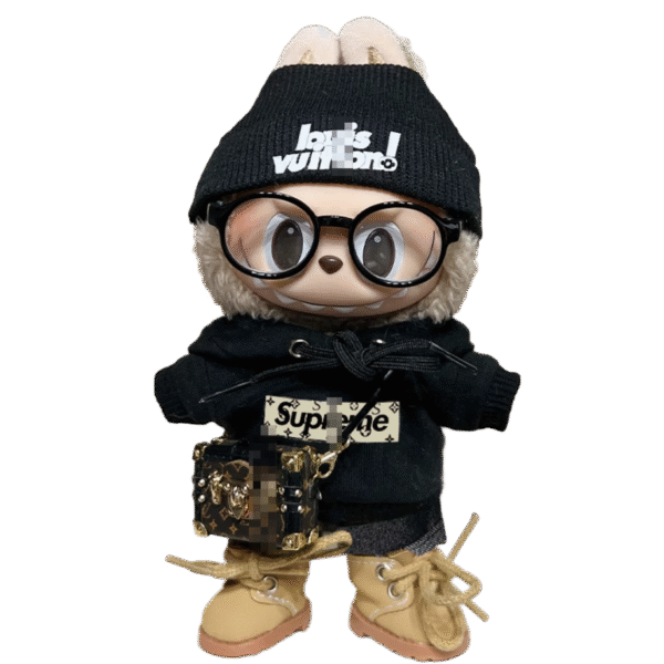 Labubu x Supreme Black Suit