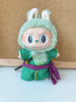 labubu clothing for One Piece characters Luffy and Zoro
