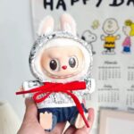 Labubu clothing white sweatshirt