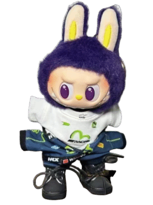 Labubu clothing Wang Yibo racing suit set