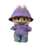 Labubu clothing G.E.M. purple T-shirt outfit