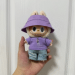 Labubu clothing G.E.M. purple T-shirt outfit