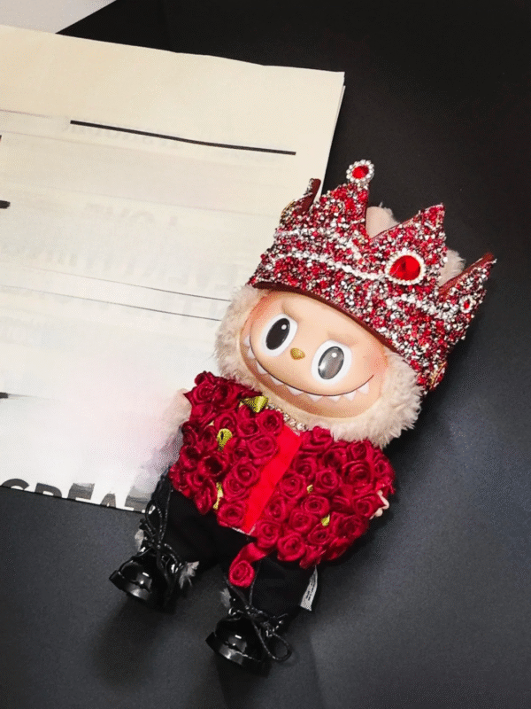 labubu clothing G-Dragon Red rose suit