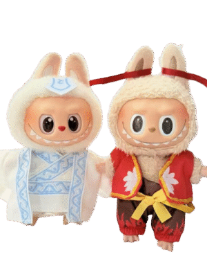 Labubu clothing Ao Bing and Nezha costume set