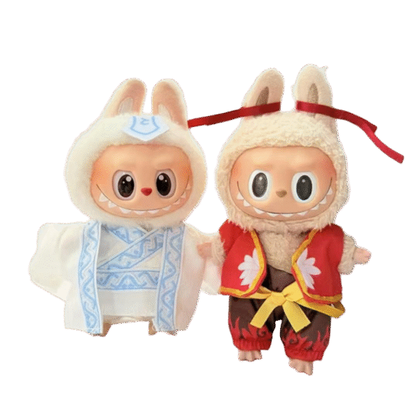 Labubu clothing Ao Bing and Nezha costume set