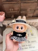 Labubu clothing Gucci dress set