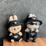 Labubu x Prada Black Trendy Set