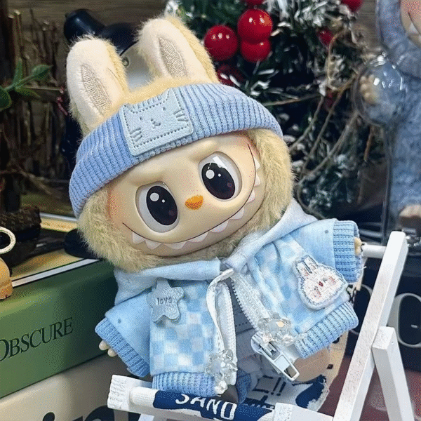 Labubu hoodie American fashion set