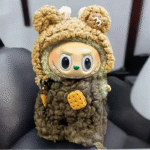 Labubu clothing teddy bear ice cream set