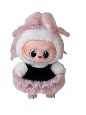 Labubu clothing Yu Shuxin pink dress